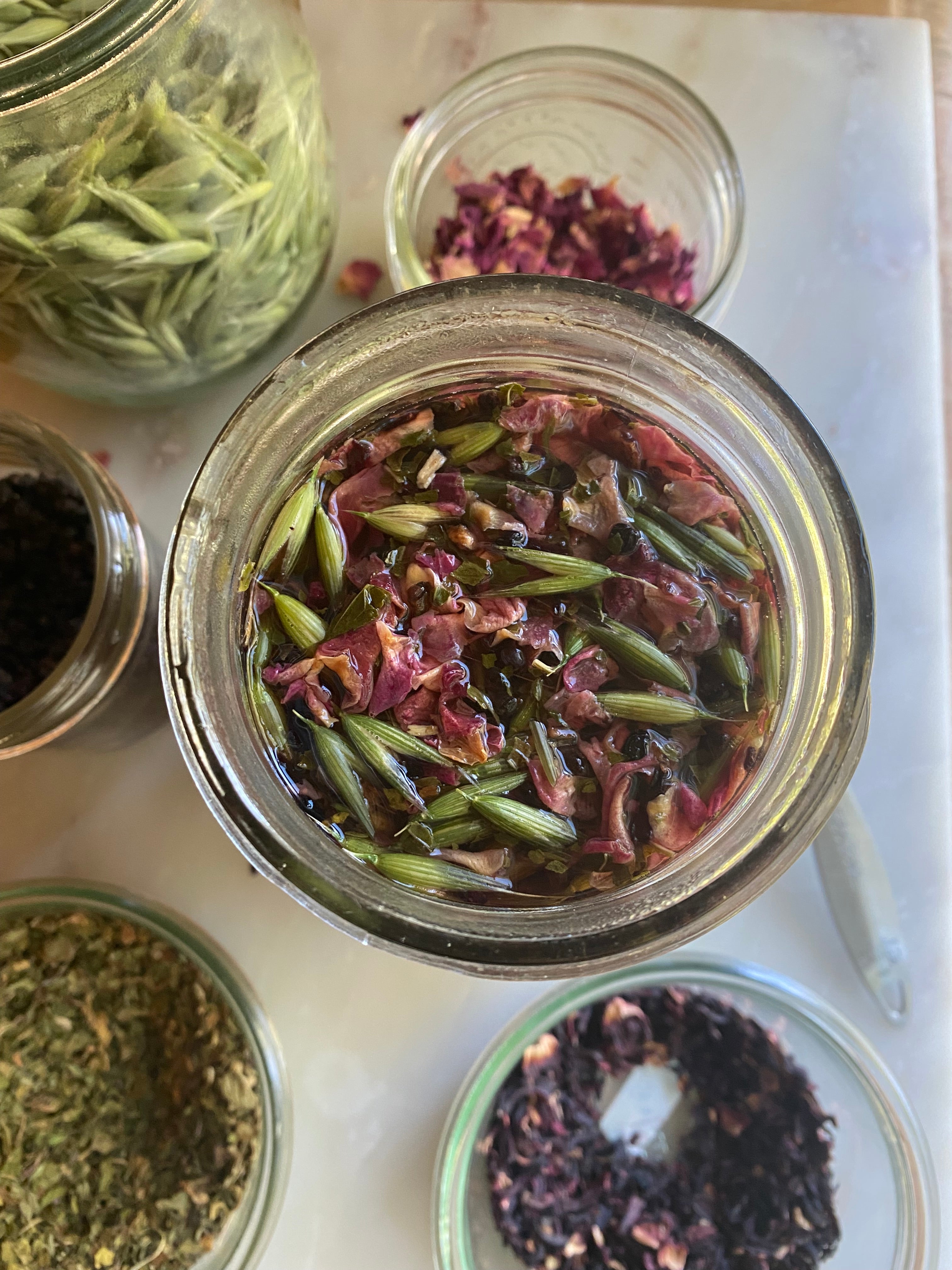 Spring Herbal Tea Infusions