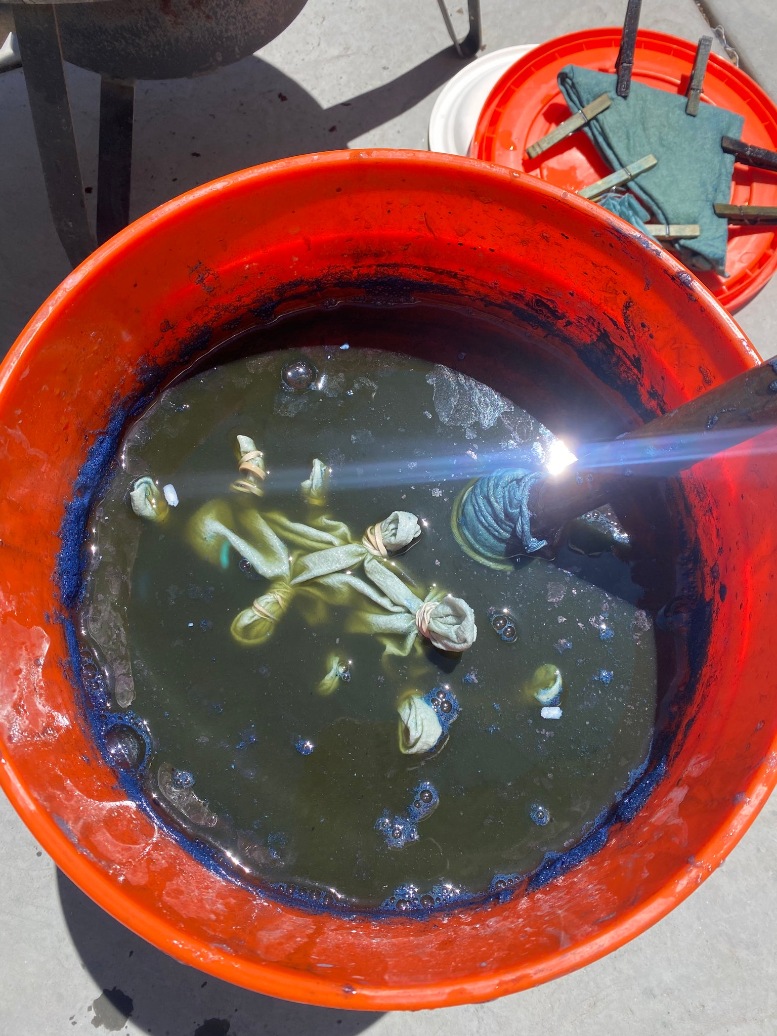 INDIGO DYE WORKSHOP AT TANCREDI & MORGEN